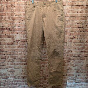 H&M Pants Slim Fit Tan Cotton/Elastane Pants Size 32